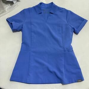 Figs light blue scrub top sz XXS PO# 4988 nurse medical professional